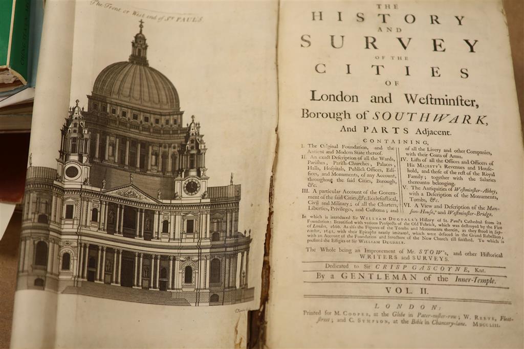 Mottley, J., The history and survey of the cities of London and Westminster, borough of Southwark and parts adjacent, London, M.Cooper,